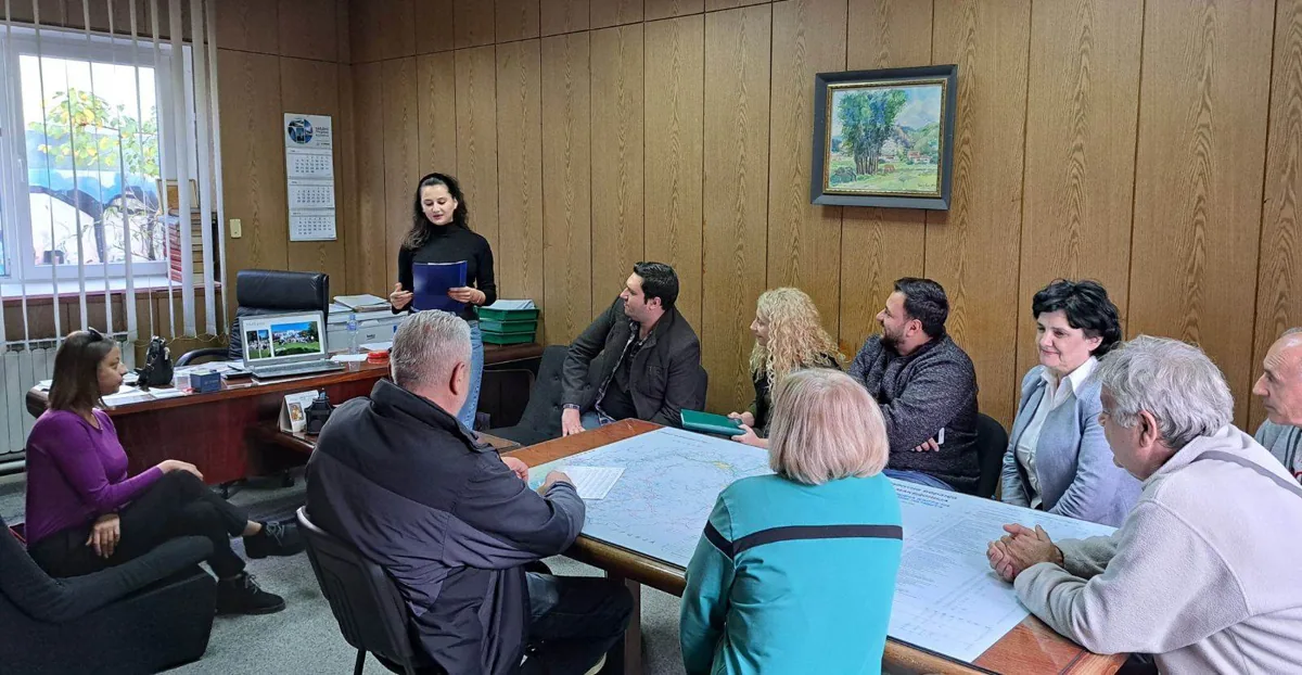 From the shared archive of GICE dissemination in Delchevo and Bitola. The original post does not identify the city of each photograph.